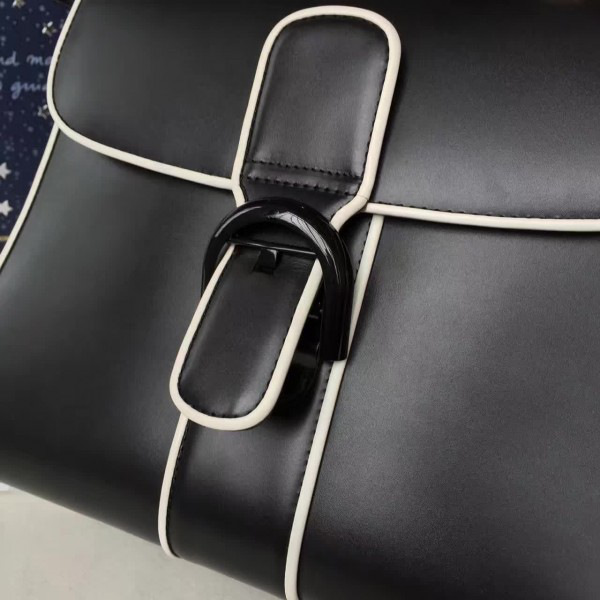 De1uavx mm brillant satchel smooth leather black 1466 28cm x 14cm x 21cm