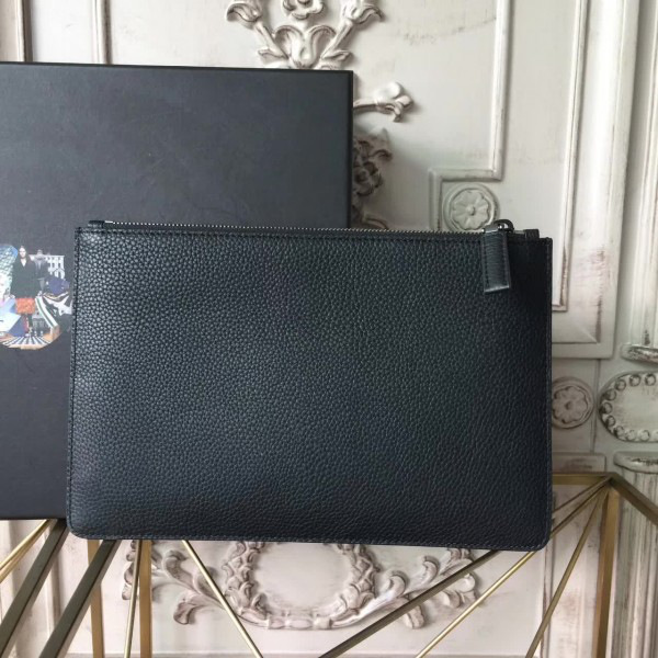 Pra*a leather clutch bag 4316 28cm x 1.5cm x 18cm