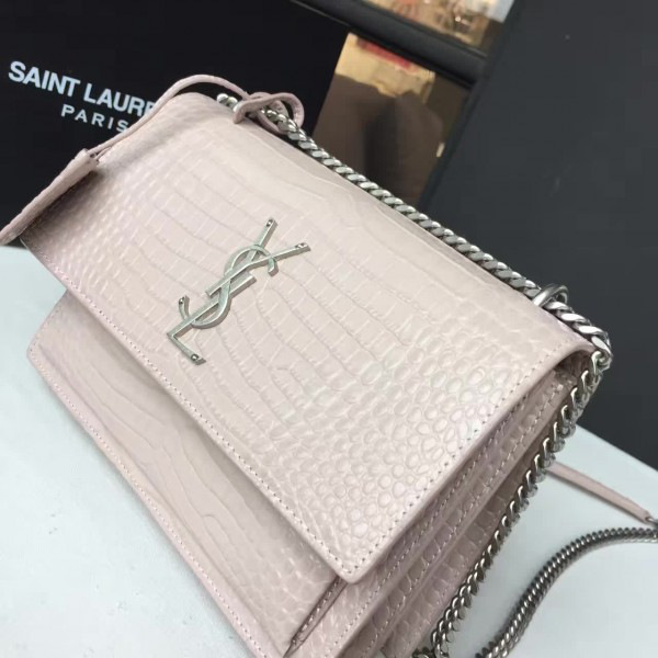 Y51 sunset monogram medium crocodile embossed shiny 4727 22cm x 5.5cm x 16cm