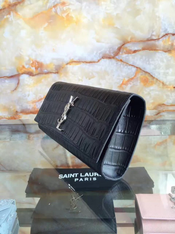 Y51 monogram kate clutch in embossed crocodile shiny leather cohotbag 4963