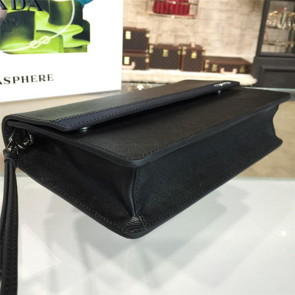 Pra*a leather clutch bag 4262 25.5cm x 5.5cm x 15.5cm