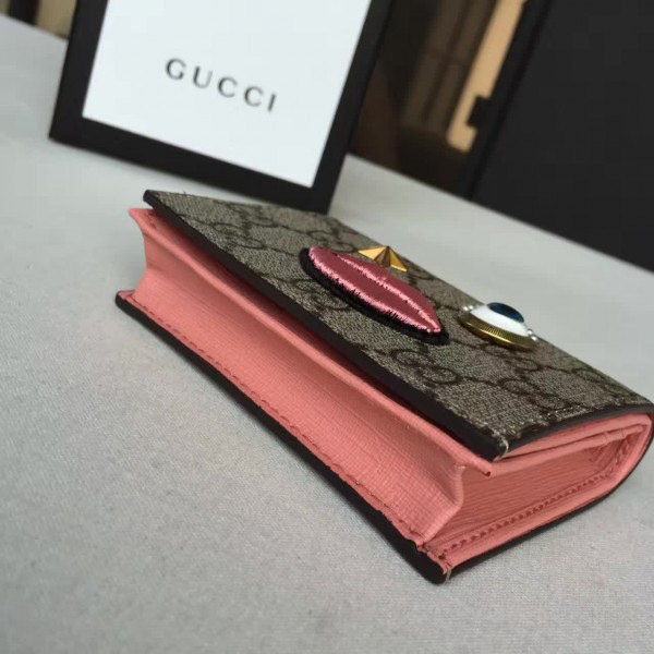 Gvc*1 gg leather wallets 11cm x 3cm x 8cm