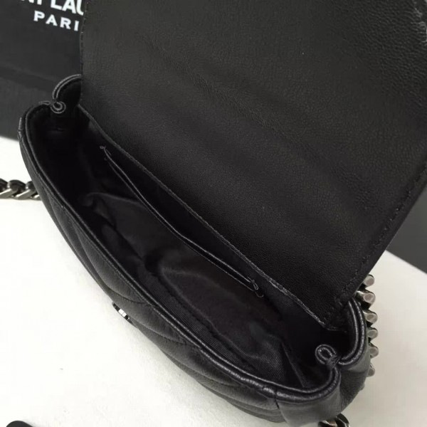Y51 silver monogram college black 5076 18cm x 5cm x 11cm