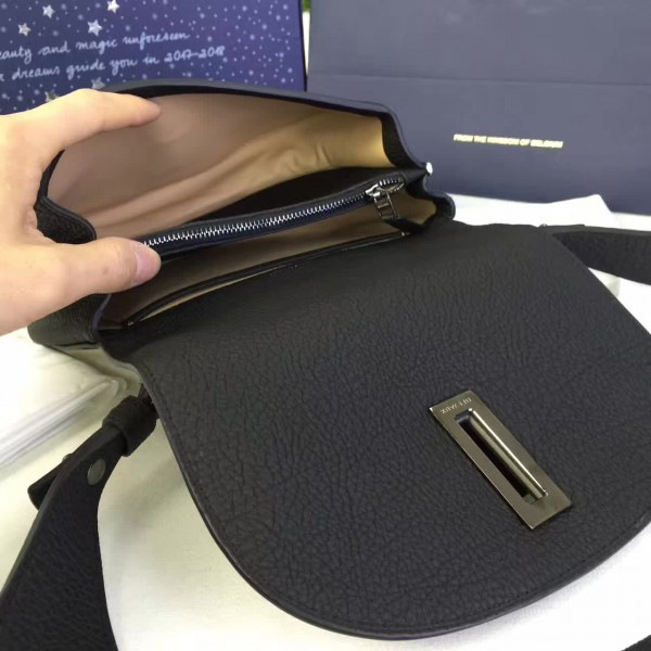 De1uavx calfskin mini le mutin saddle bag black 1499 20cm x 7.5cm x 16cm