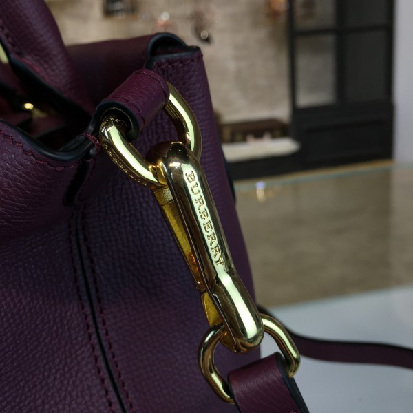 Bv*b*rry darkpurple shoulder bag 29.5cm x 14cm x 20.5cm