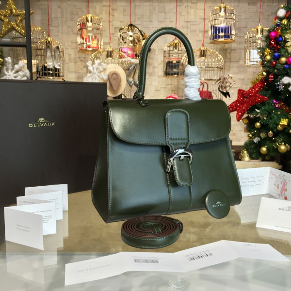 De1uavx mm brillant satchel green 1505 28cm x 11cm x 22cm