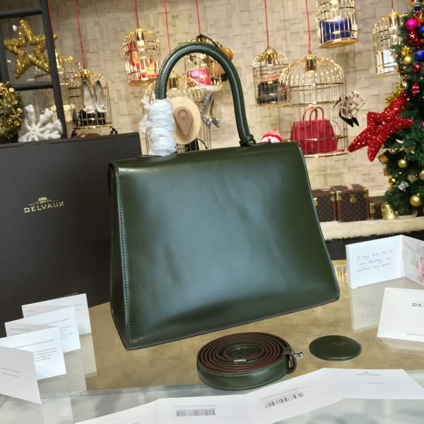 De1uavx mm brillant satchel green 1505 28cm x 11cm x 22cm