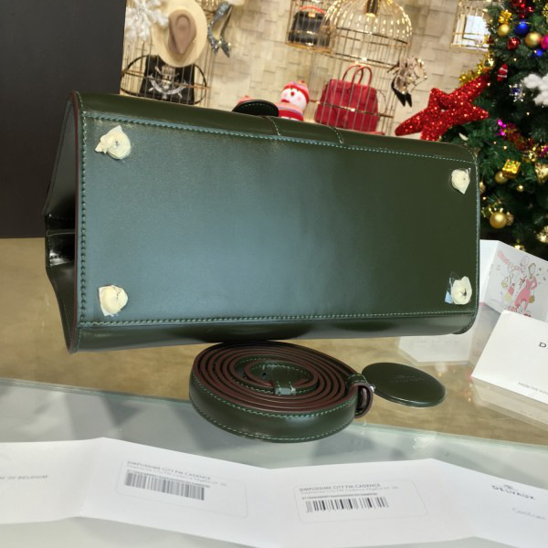 De1uavx mm brillant satchel green 1505 28cm x 11cm x 22cm