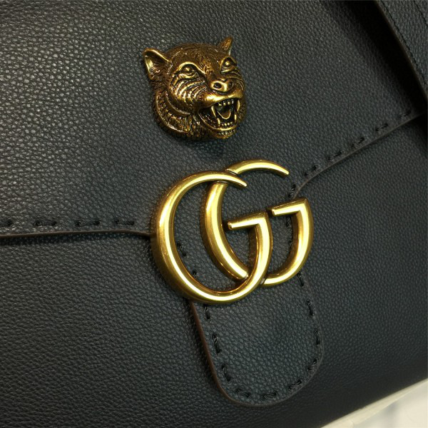 Gvc*1 gg marmont leather tote bag 2237