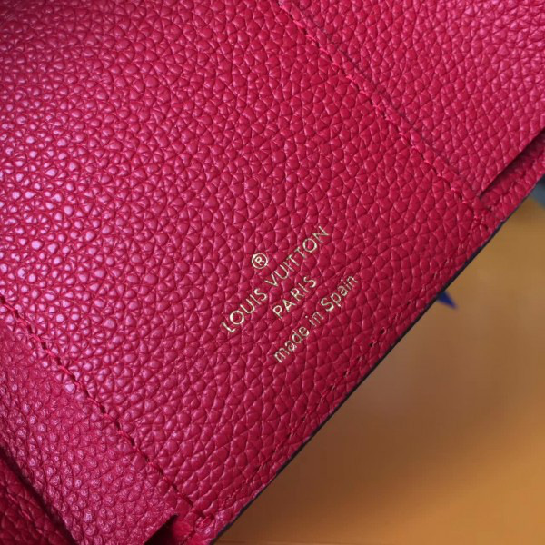 l0vis Vvtt0n double v cohotbag compact wallet cherry red