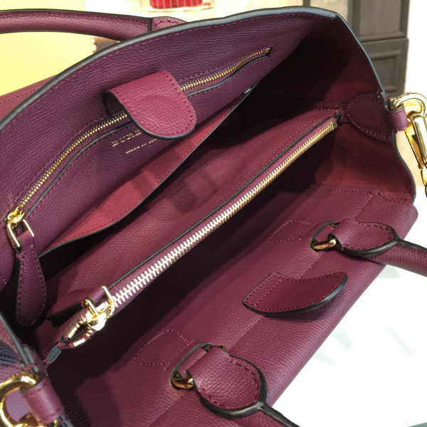 Bv*b*rry dark purple shoulder bag  29.5cm x 14cm x 20.5cm