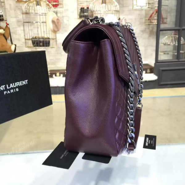 Y51 envelop satchel large wine red 5129 36cm x 26cm x 13cm