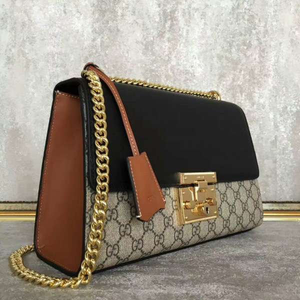Gvc*1 gg leather padlock cohotbag 2164
