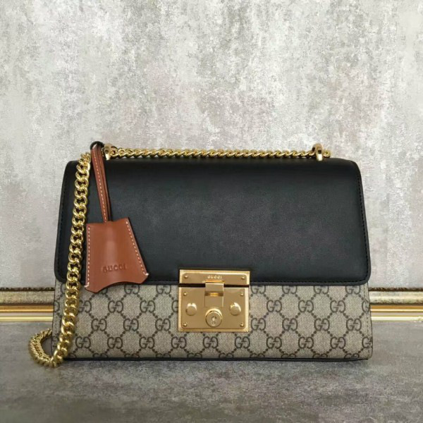 Gvc*1 gg leather padlock cohotbag 2164
