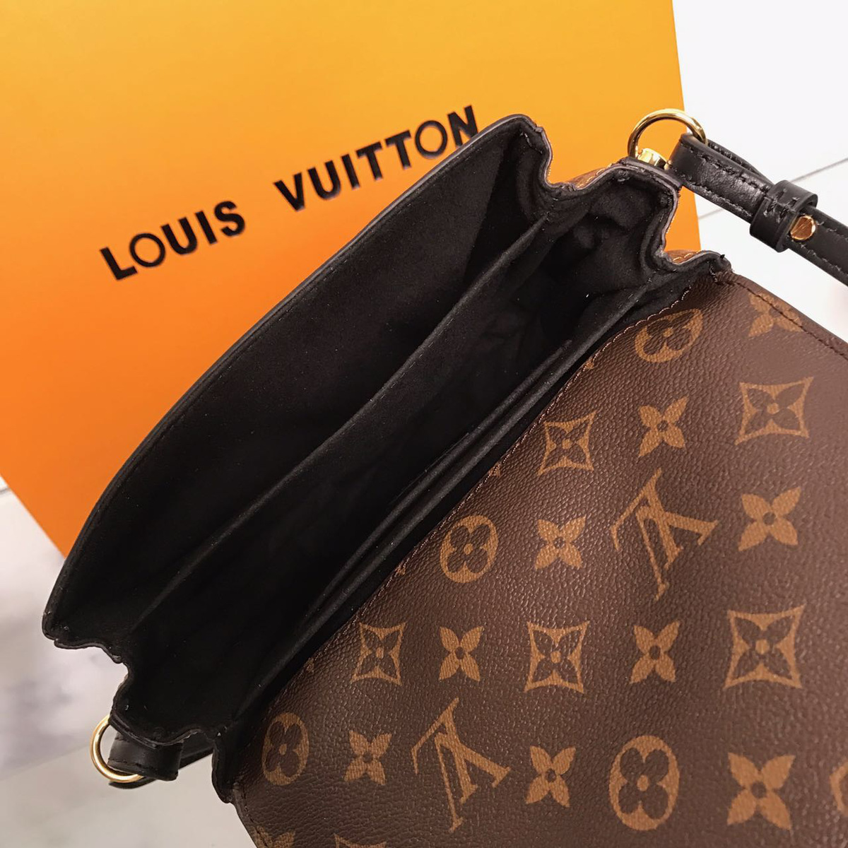 l0vis Vvtt0n chantilly lock tote handbag black m43645 20cm