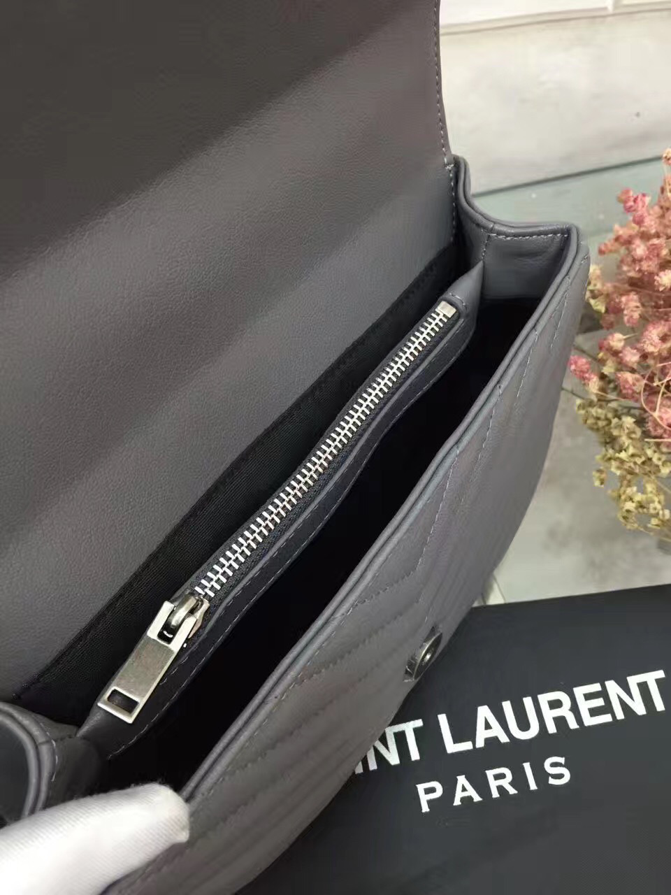 Y51 female bag 26608 elephant grey medium 24*20*8.5