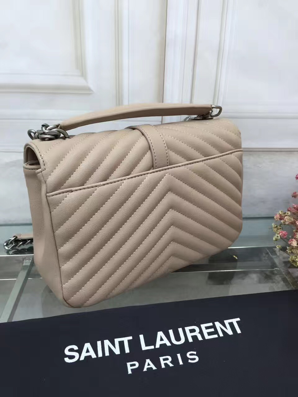 Y51 handbag 26608 apricot medium 24*20*8.5 cm