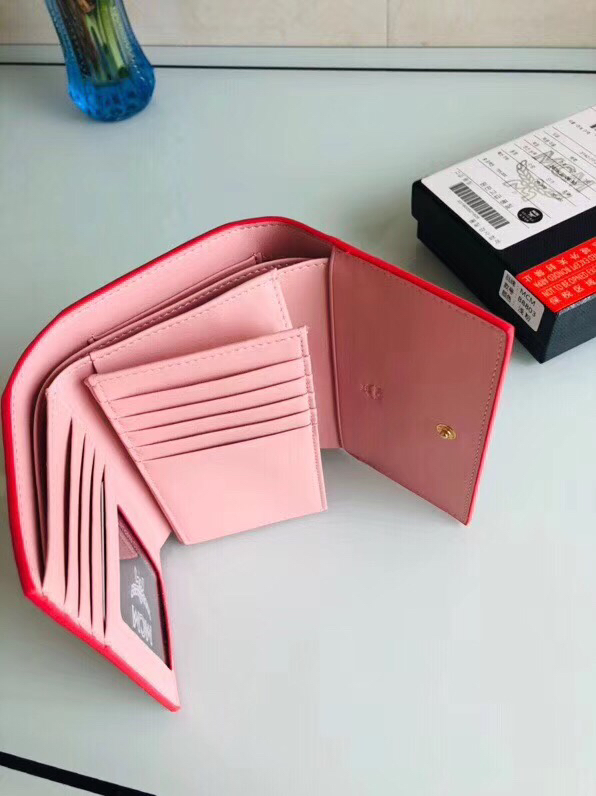 MCM wallet b8803 pink 14.5*9.3cm
