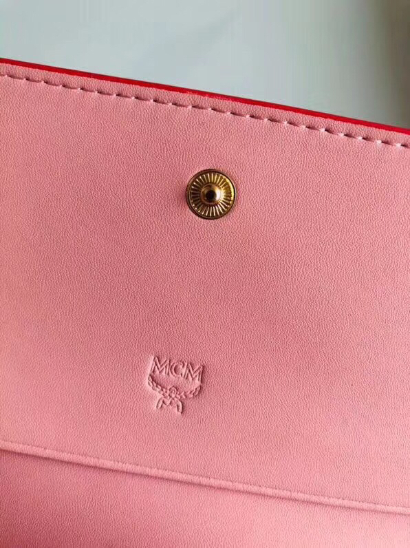MCM wallet b8803 pink 14.5*9.3cm