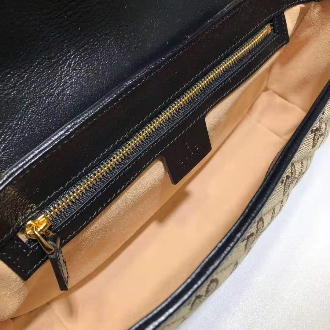 Gvc*1 gg marmont small shoulder beige ebony gg