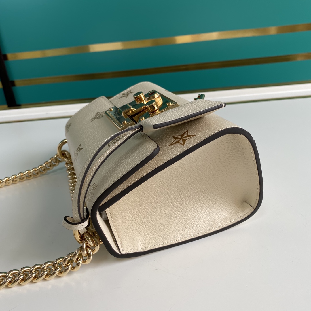 Gvc*1 padlock bee star small shoulder bag 432182 20cm x 12.5cm x 8cm