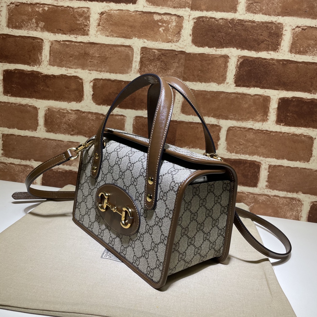 Gvc*1 horsebit 1955 mini top handle bag 645453 23cm