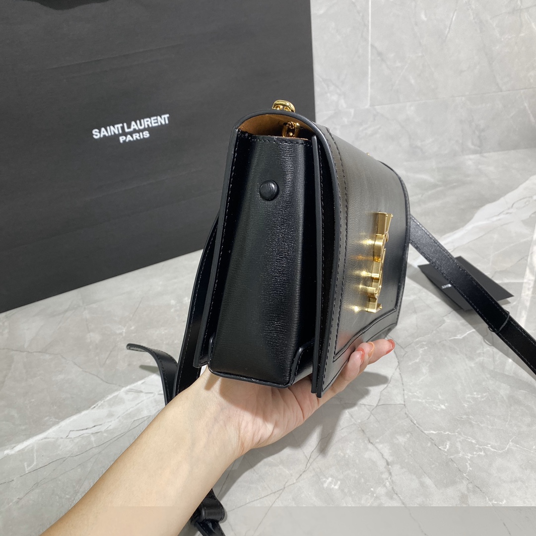 Y51 book bag in smooth leather 532756 24 × 14 × 8 cm