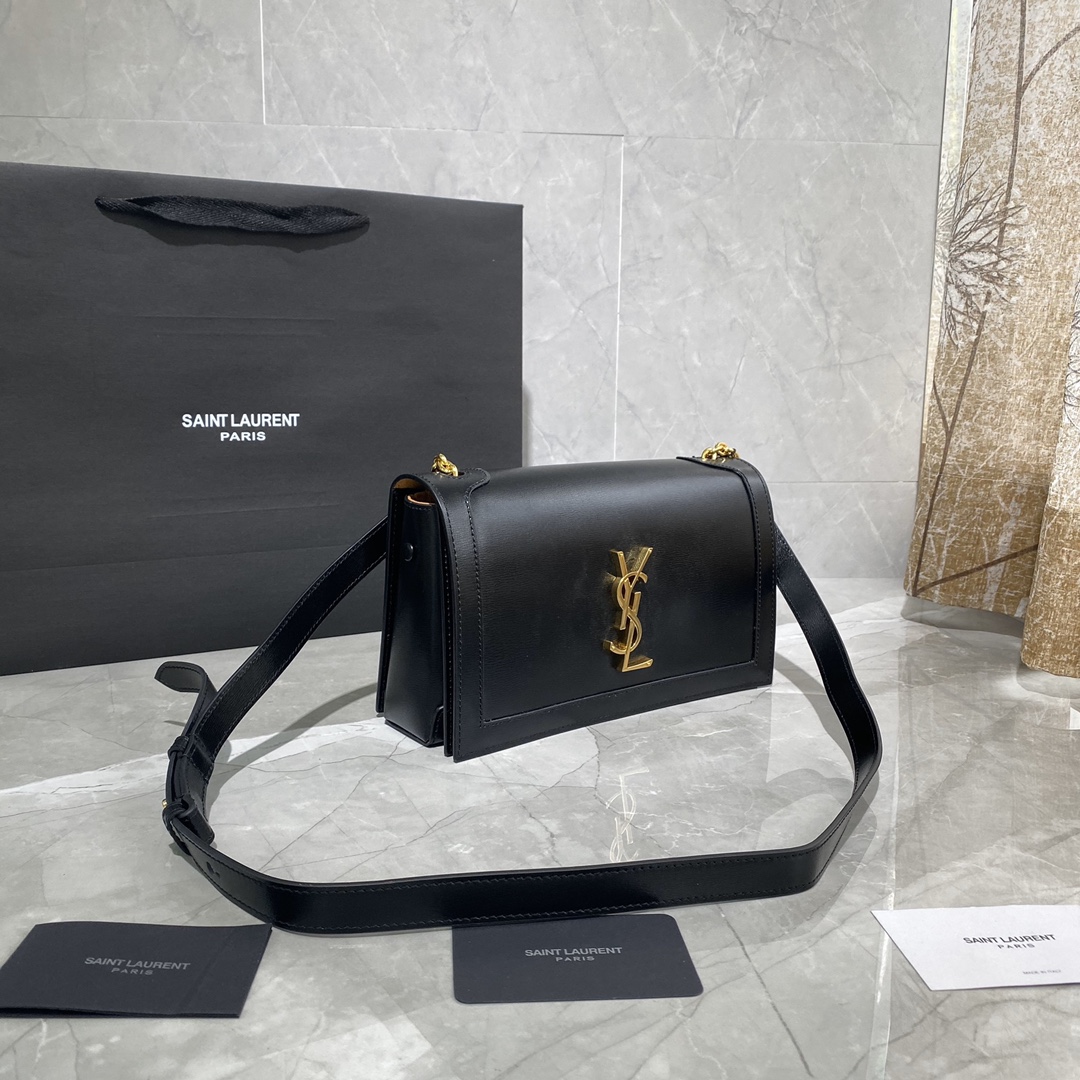 Y51 book bag in smooth leather 532756 24 × 14 × 8 cm