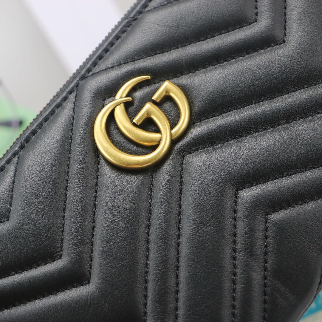 Gvc*1 gg marmont mini chain bag black 443447 22 x 13 x 3.5 cm