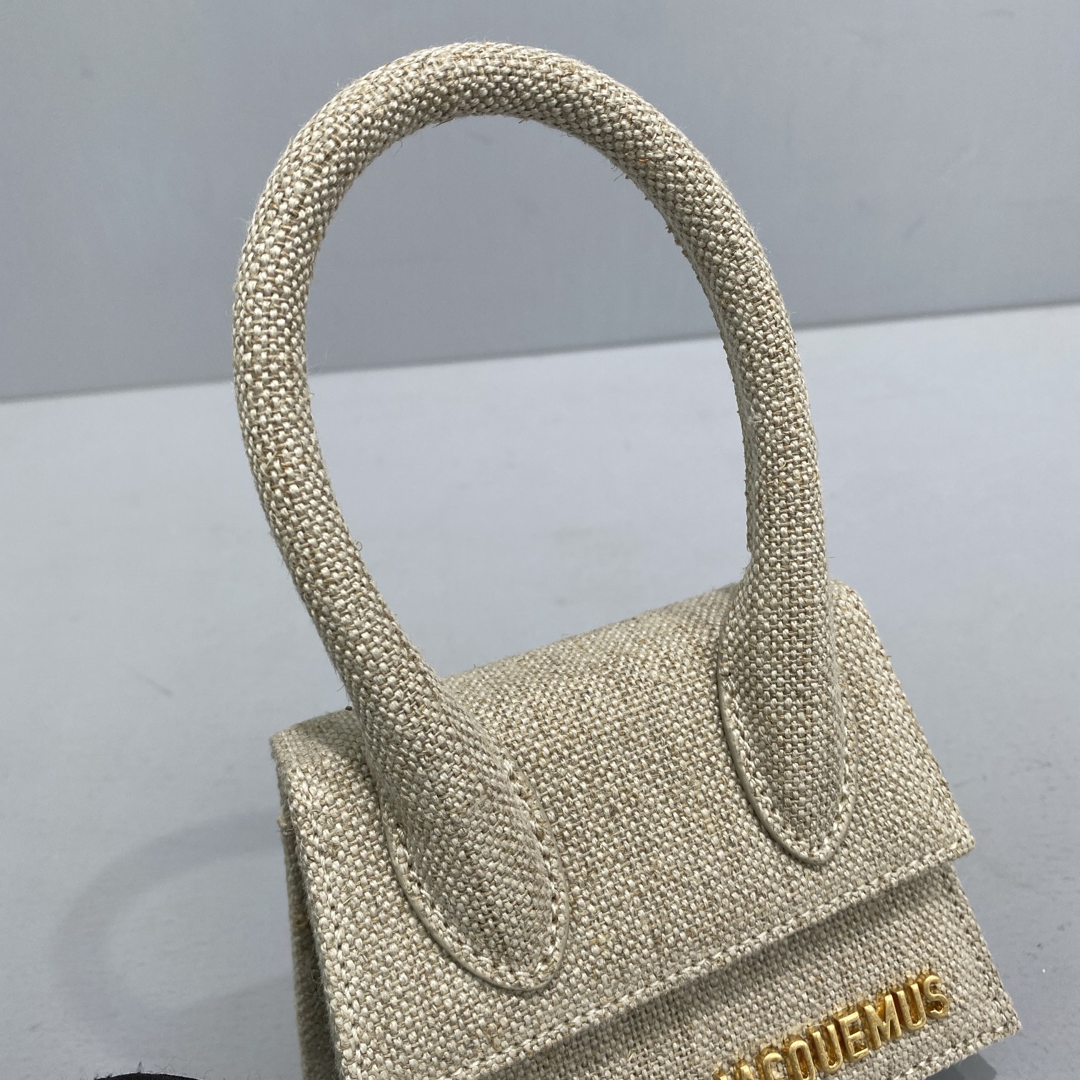 Ja*qvemvs le chiquito mini canvas micro bag 213ba01 12 x 8 x 5 cm