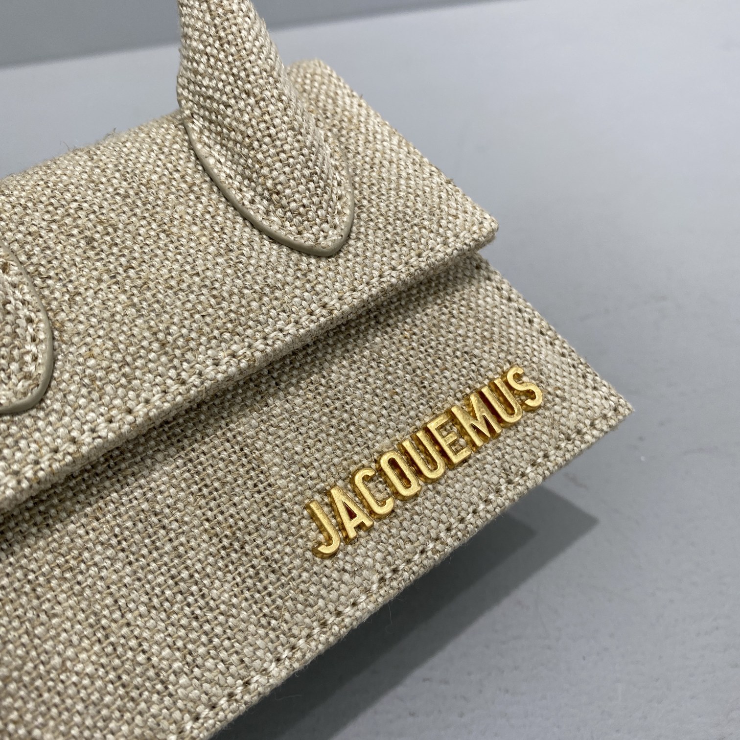 Ja*qvemvs le chiquito mini canvas micro bag 213ba01 12 x 8 x 5 cm