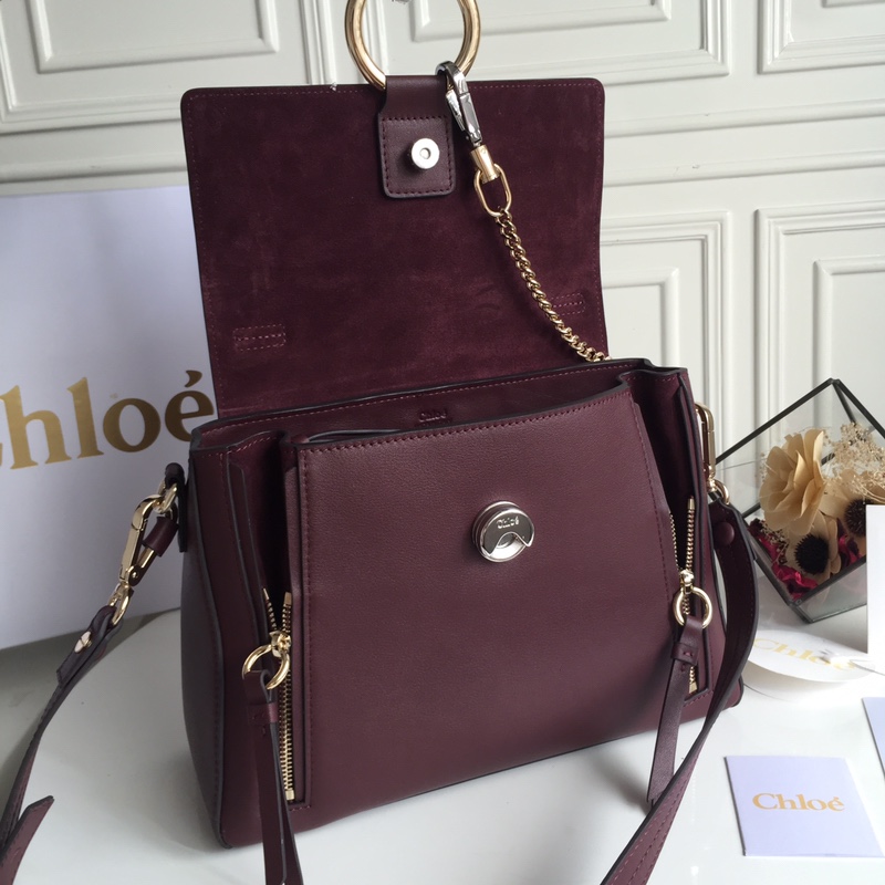 Ch10É medium faye day bag carbon brown chc17ws321hgj27v 32.5 x 25 x 13 cm
