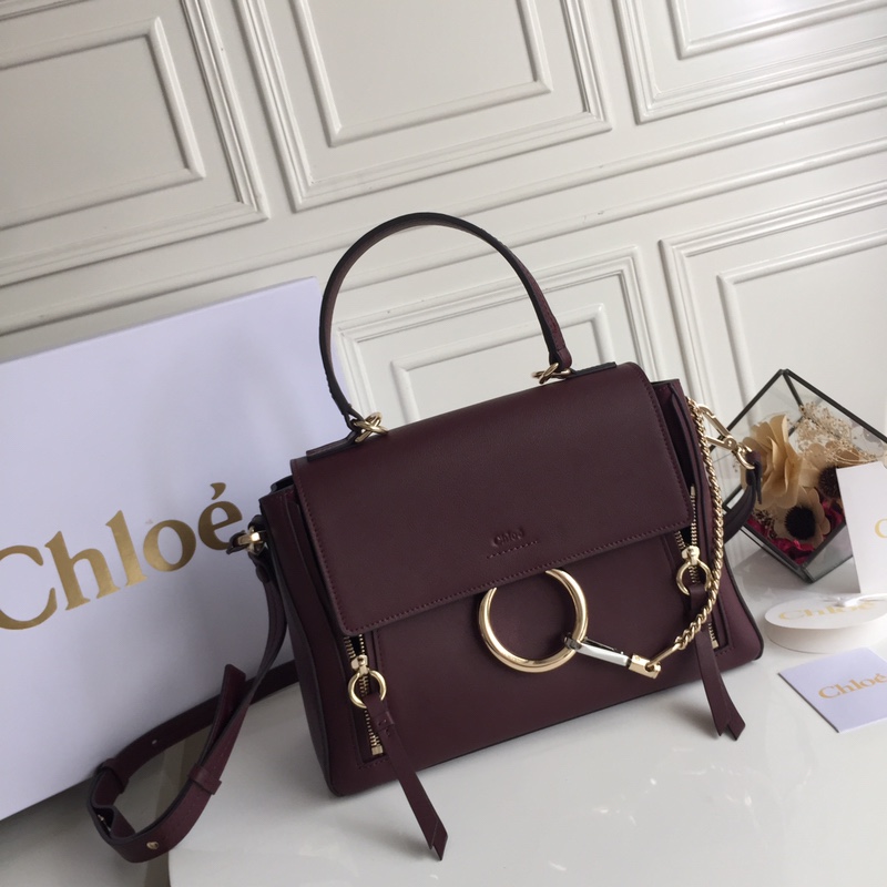 Ch10É medium faye day bag carbon brown chc17ws321hgj27v 32.5 x 25 x 13 cm