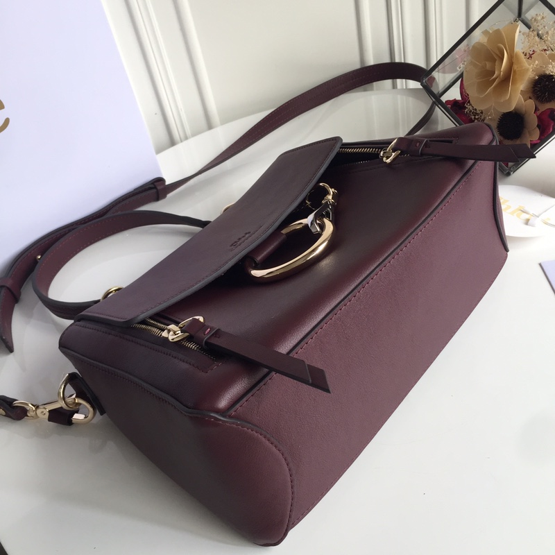 Ch10É medium faye day bag carbon brown chc17ws321hgj27v 32.5 x 25 x 13 cm