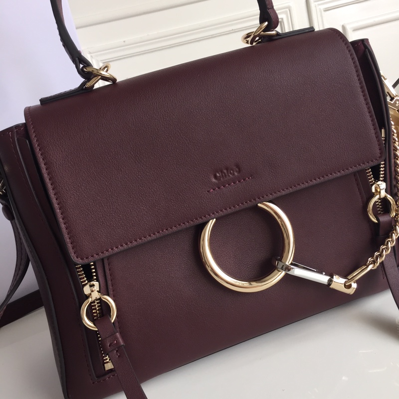 Ch10É medium faye day bag carbon brown chc17ws321hgj27v 32.5 x 25 x 13 cm
