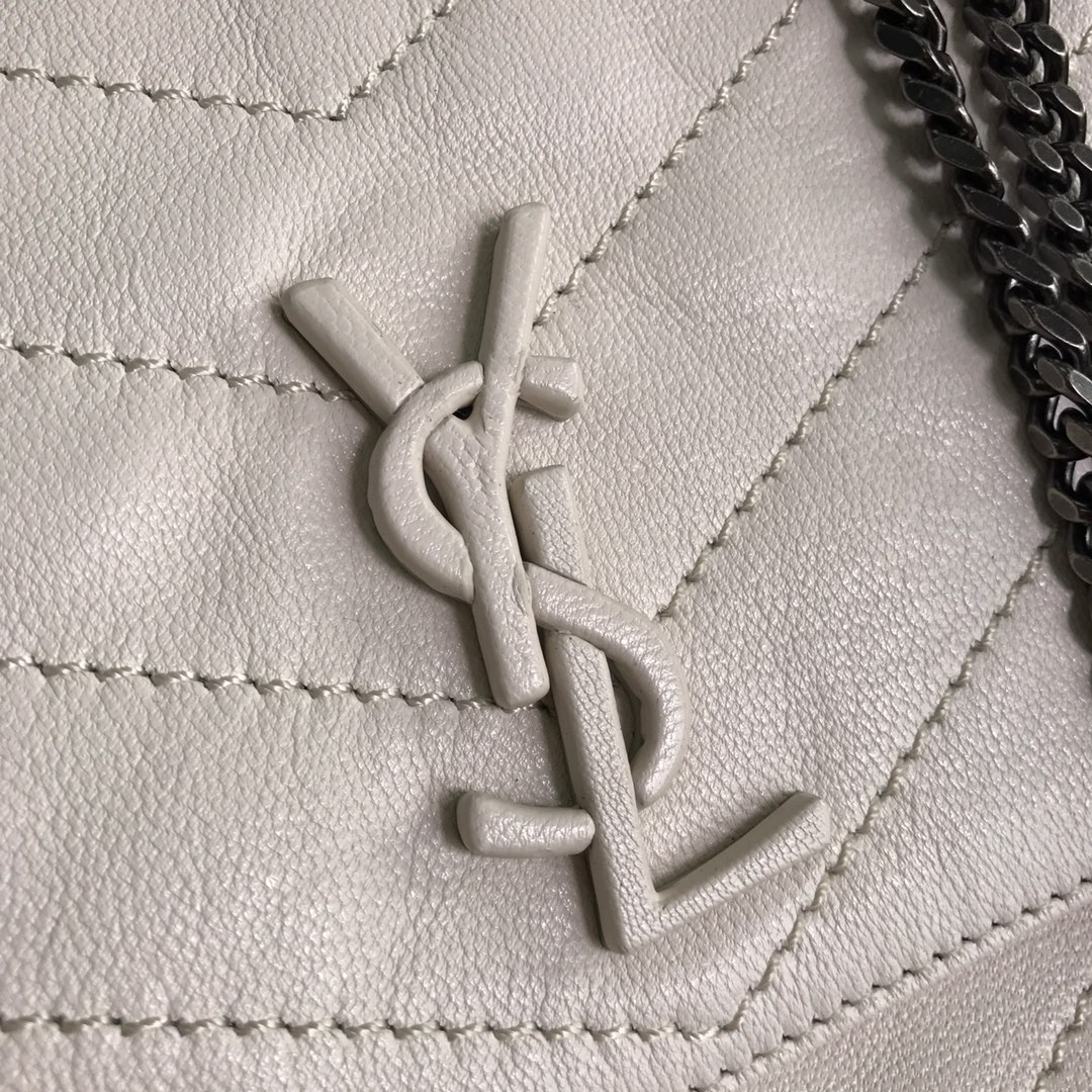 Y51 nolita small bag in vintage leather blanc vintage 22 x 17.5 x 13 cm