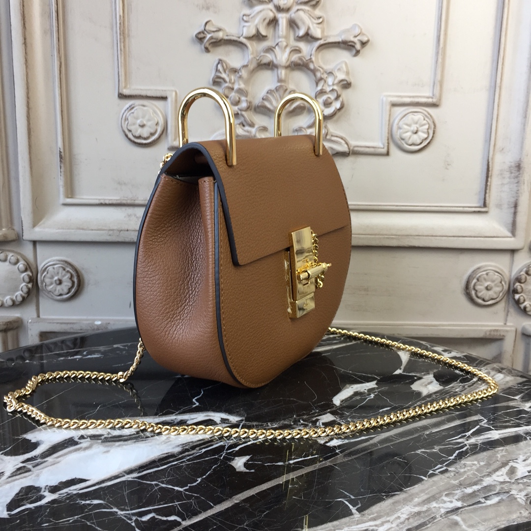 Ch10e mini drew shoulder bag arizona brown 19 x 7 x 16 cm