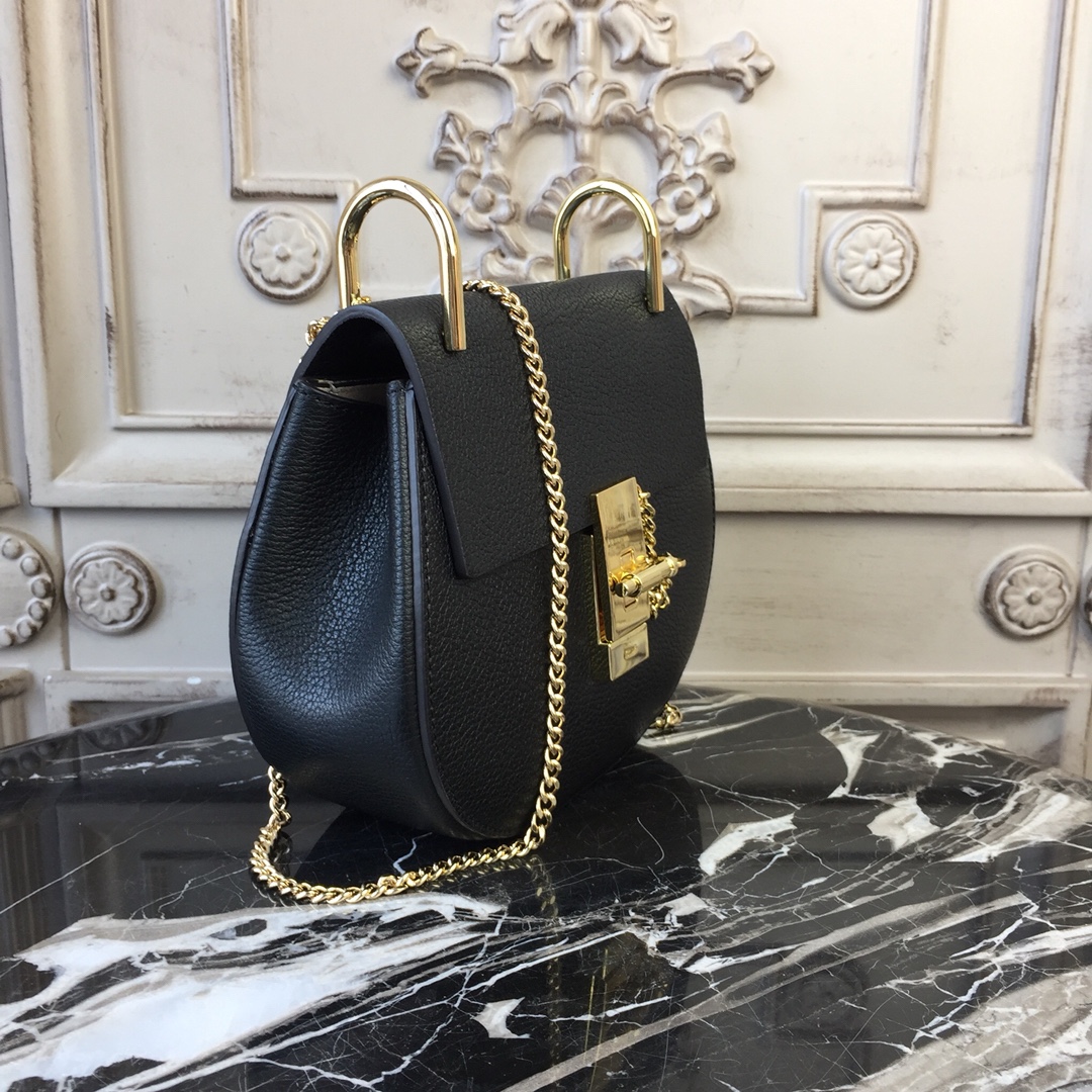 Ch10e mini drew shoulder bag black 19 x 7 x 16 cm