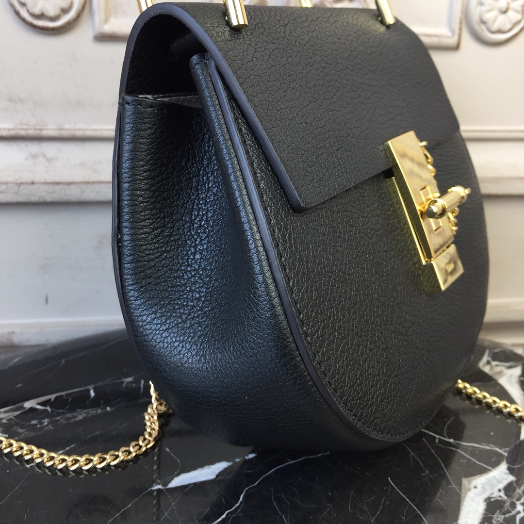 Ch10e mini drew shoulder bag black 19 x 7 x 16 cm