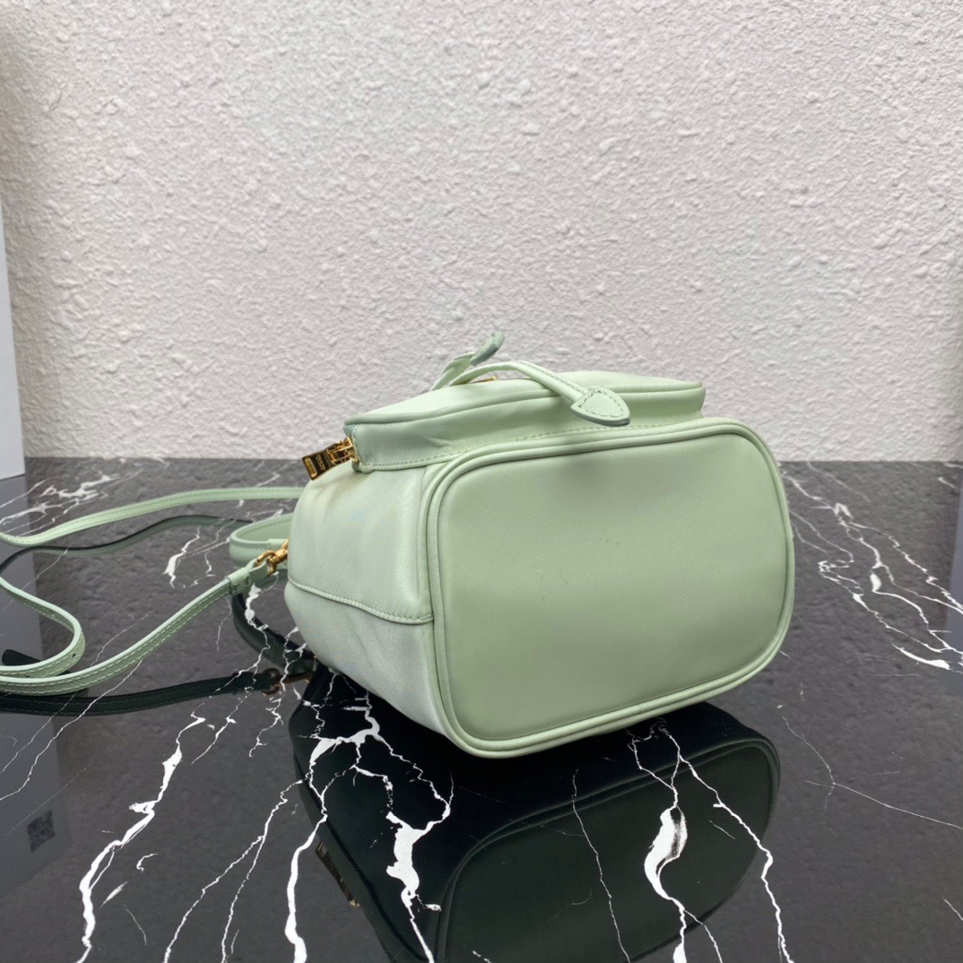 Pra*a duet re-nylon shoulder bag aqua 1bh038 23 × 18 × 12 cm