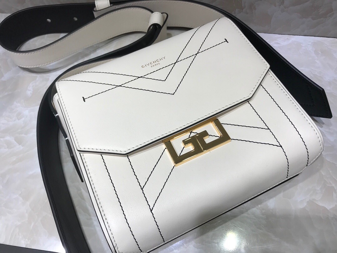 G1uenchy mini eden bag white 20 × 12.5 × 6 cm