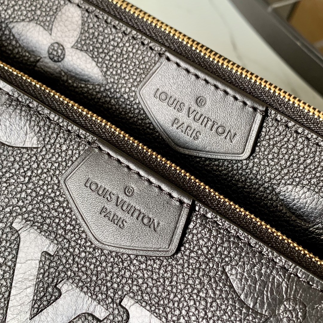 l0vis Vvtt0n multi pochette accessoires monogram empreinte leather noir m58520 23.5 × 13 × 4.5 cm