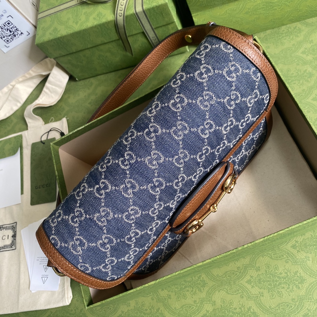 gvc*1 small horse 1955 shoulder bag gg svp*me canvas De*1m 602204 25.5 x 18 x 6 cm