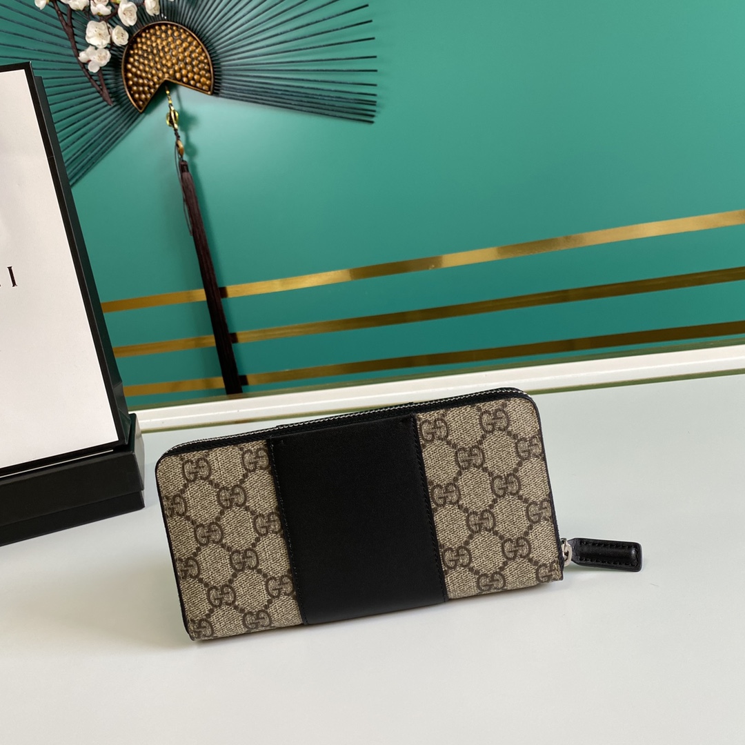 Gvc*1 gg svp*me zip around wallet svp*me canvas beige 451249 19 x 10 x 2 cm