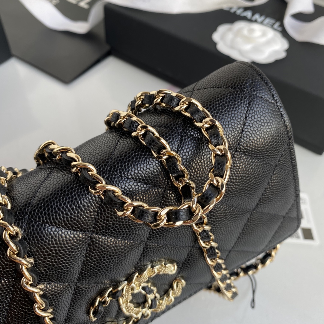 Ch**el Ch**el 19 wallet oon chain v2 black ap1794 19cm
