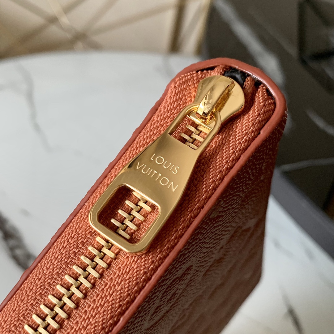l0vis Vvtt0n lvxnba zippy wallet vertical embossed grain leather m80548 10 x 20 x 2 cm