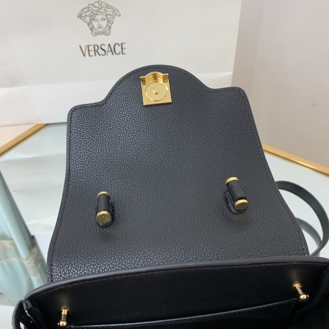 versace small la medusa handbag G01den metal black dbfi040 20 x 10 x 17 cm