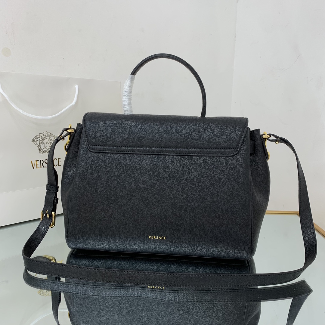 versace large la medusa handbag G01den metal black dbfi038 35 x 14 x 25 cm