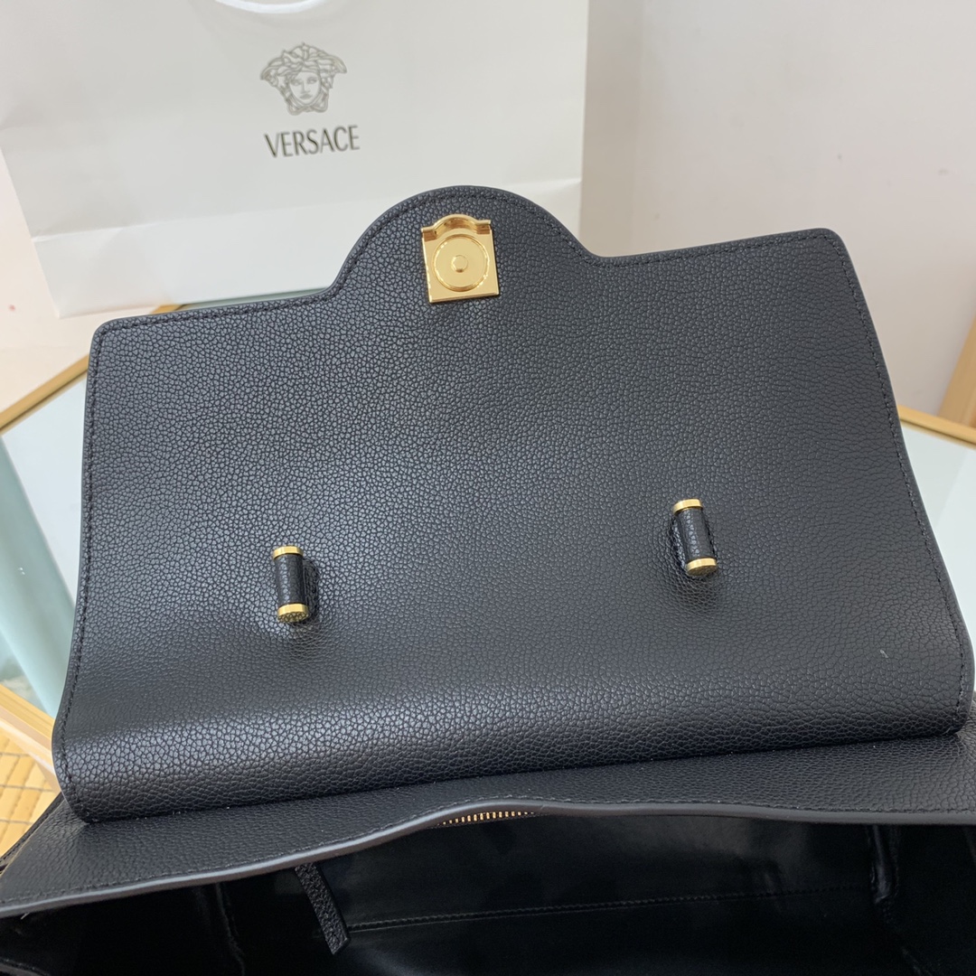 versace large la medusa handbag G01den metal black dbfi038 35 x 14 x 25 cm