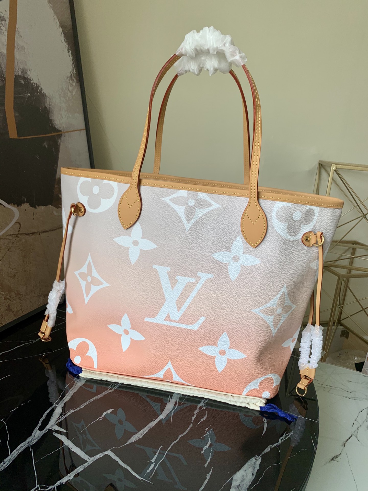 l0vis Vvtt0n neverfull mm monogram giant canvas brume m45679 32 cm